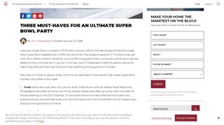 
                            10. Three Must-Haves for an Ultimate Super Bowl Party | Home ... - Control4