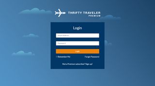
                            11. Thrifty Traveler Premium | Login