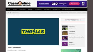 
                            9. Thrills Casino Review - Speel bij Thrills Online Casino - CasinOnline