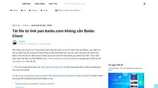 
                            4. THỦ THUẬT - Tải file từ link pan.baidu.com không cần Baidu Client ...