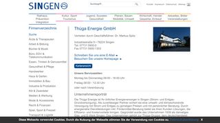 
                            11. Thüga Energie GmbH - Stadt Singen