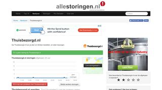 
                            3. Thuisbezorgd.nl actuele storingen en problemen | Allestoringen