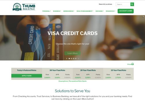 
                            9. Thumb Bank & Trust | Personal and Business Banking