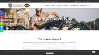
                            9. Thunderbike Feedback & Reviews • Tell us what you think