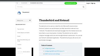
                            10. Thunderbird and Hotmail | Thunderbird Help - Mozilla Support