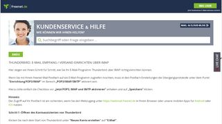 
                            1. Thunderbird: E-Mail Empfang / Versand ... - Kundenservice - Freenet