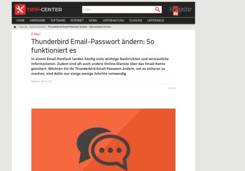 
                            11. Thunderbird Email-Passwort ändern – Das müssen Sie tun | TippCenter