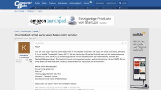 
                            10. Thunderbird Gmail kann keine Mails mehr senden | ComputerBase Forum