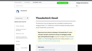 
                            10. Thunderbird i Gmail | Pomoc dla programu Thunderbird