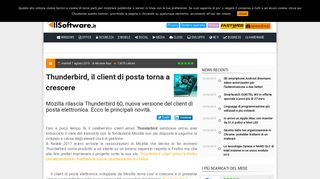 
                            9. Thunderbird, il client di posta torna a crescere - IlSoftware.it