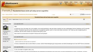 
                            7. Thunderbird kann nicht auf smtp-server zugreifen › Programme ...