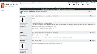
                            11. Thunderbird: Mail verschicken und empfangen geht nicht mehr (arcor ...