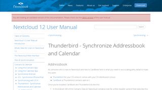
                            7. Thunderbird - Synchronize Addressbook and Calendar — Nextcloud ...