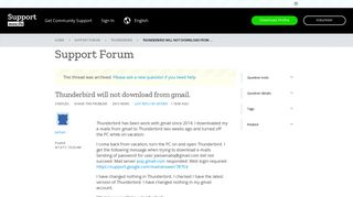 
                            8. Thunderbird will not download from gmail. - Mozilla Support