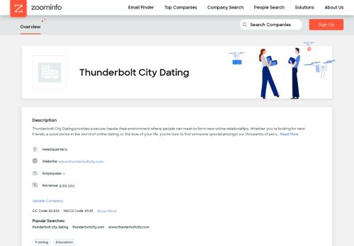 
                            10. Thunderbolt City Dating | ZoomInfo.com