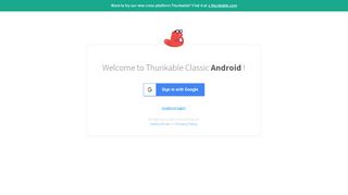 
                            7. Thunkable Classic Android - Thunkable Login