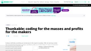 
                            13. Thunkable: coding for the masses and profits for the makers