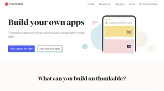 
                            12. Thunkable.com: Drag and Drop Mobile App Builder for iOS and ...