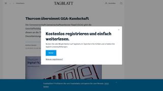 
                            9. Thurcom übernimmt GGA-Kundschaft | St.Galler Tagblatt