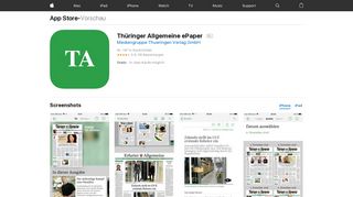 
                            4. Thüringer Allgemeine ePaper im App Store - iTunes - Apple