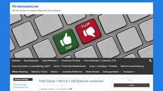 
                            5. THW Global > Mit 0 $ = 250 $/Woche verdienen! - PC-Heimarbeit.net