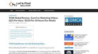 
                            4. THW Global Review : Earn For Watching Videos ($25 Per Hour ...