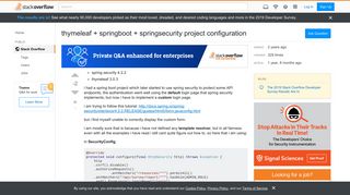 
                            1. thymeleaf + springboot + springsecurity project configuration ...