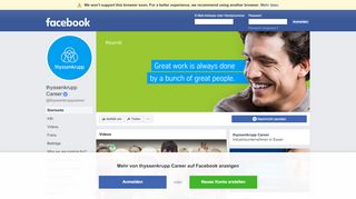 
                            13. thyssenkrupp Career - Startseite | Facebook