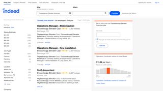 
                            7. Thyssenkrupp Elevator Americas Jobs, Employment | Indeed.com
