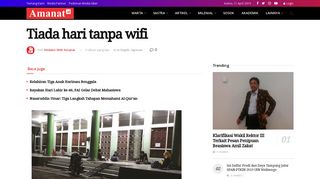 
                            9. Tiada hari tanpa wifi – SKM Amanat