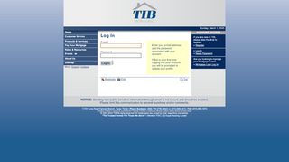 
                            4. TIB - Log In