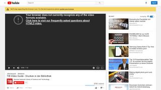 
                            10. TIB Video Guide - Drucken in der Bibliothek - YouTube