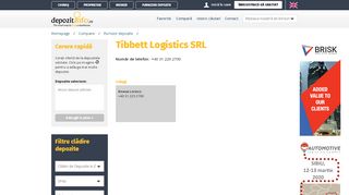 
                            6. Tibbett Logistics SRL - Depozitinfo.ro