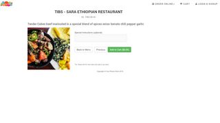 
                            10. Tibs – Online Ordering Food Menu with Delivery in Phnom Penh