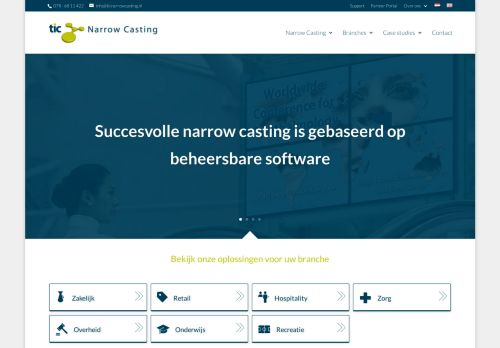 
                            13. TiC Narrow Casting | Uw partner in Digital Signage!