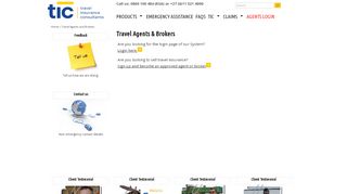
                            2. TIC Travel agents and brokers - Travel Insurance Consultants