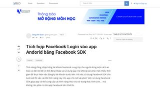 
                            7. Tích hợp Facebook Login vào app Andorid bằng Facebook SDK - Viblo