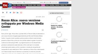 
                            7. Ticinonline - Rosso Alice: nuova versione sviluppata per Windows ...