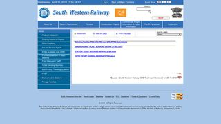 
                            8. Ticket Booking Facilities on SWR - South Western Railway - Indian ...