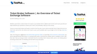 
                            8. Ticket Broker Software | An Overview of Ticket Exchange Software ...