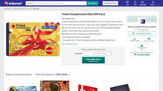 
                            10. Ticket Compliments Elite Gift Card - Edenred (India) Private Limited ...