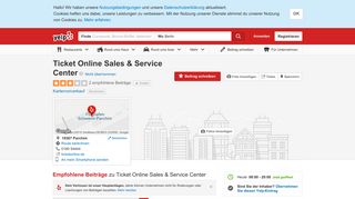
                            8. Ticket Online Sales & Service Center - Kartenvorverkauf - Parchim ...