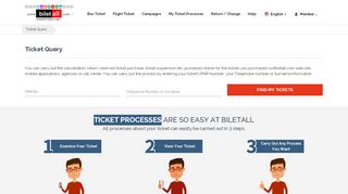 
                            4. Ticket Query - Biletall.com