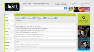 
                            12. Ticket Regional: Vorverkaufsstellen