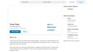 
                            9. Ticket Tailor | LinkedIn