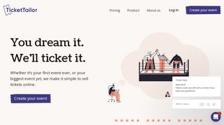 
                            3. Ticket Tailor - Sell tickets online - Low fees. No Fuss.