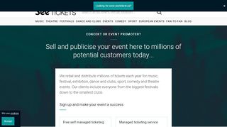 
                            7. Ticket Your Event - Seetickets