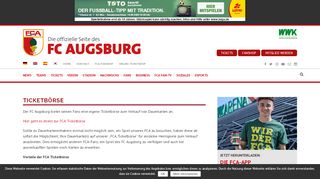 
                            10. Ticketbörse | FC Augsburg