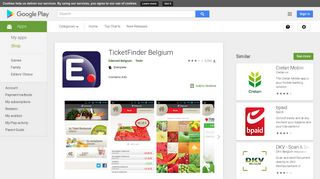 
                            6. TicketFinder Belgium - Apps on Google Play