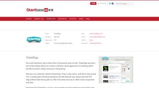 
                            8. Ticketflap - StartbaseHK - The up-to-date tech database covering ...